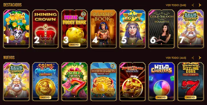 Grand Club Casino juegos